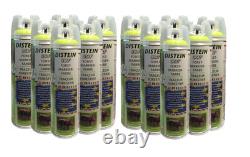 12x Distein Spray à Marquer de Marquage Couleur Forestier Minist 360° Jaune Fluo