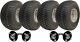 20x10.00-8 Double Axe Quad Atv Remorque Kit 4 Roues Wanda P332 Sans Attelage