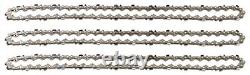3 tallox Chaînes de tronçonneuses 3/8 1,3 mm 55 maillons longueur de guide-chaî