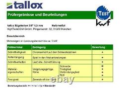 3 tallox Chaînes de tronçonneuses 3/8 1,3 mm 55 maillons longueur de guide-chaî