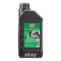 8x Liqui Moly Huile pour Chaîne de Scie 100 Moteur Chaînes à 1L