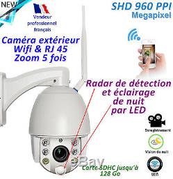 Caméra pour éleveurs- Zoom 5x Radar IR Wifi -Etanche IP66 Micro intégré