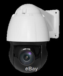 Caméra rotative Zoom 20x 360° réels et visée IR laser 150m IP66