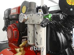 Compresseur à moteur thermique Giemme Machinery Uragano 900 L à moteur 14 ch