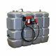 Cuve stockage gasoil GNR FUEL PEHD DP 2000 litres avec pompe