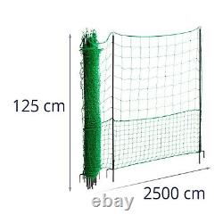 Filet pour poulailler mobile Filet clôture poule L25 m H125 cm non électrifié