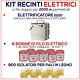 Kit de CLÔTURE électrique 2000 mt Electrificateur E/220 V + Isolateurs + Fil