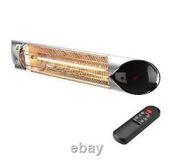 Lampe de chauffage infrarouge avec ampoule faible luminosité avec télécommande e