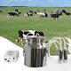 Machine à traire de vache 14L, trayeuse électrique sous vide à pulsation