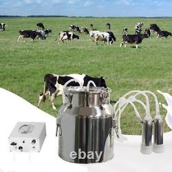 Machine à traire de vache 14L, trayeuse électrique sous vide à pulsation