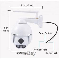 Mini-caméra Wifi + RJ45 PRO. Rotative & Etanche IP66 Zoom 5x Silencieuse