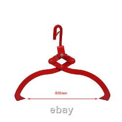 Pince forestière Débardage 450 kg 620 mm Pince à bois Levage Pince de prise