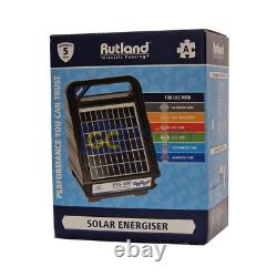 Rutland ESS400 Clôture Électrique Solaire Électrificateur 0.43J 2km 3w Tableau