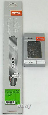 STIHL Rail 35cm 3/8 P/1,3 Rollomatic 3005 000 4809 + 1 X Vollmeisselkette