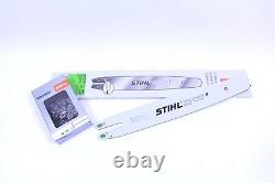 STIHL Voie de Guidage 3003 008 6121 50cm 1,6 3/8 + 1x Chaîne Moitié