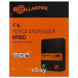 Secteur Électrificateur Gallagher 230v M160 Grillage Électrique 7 An Garantie