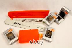 Set De Guide Stihl 9421 50Cm 1,6 3/8 + Boîte De Protection 5X Chaînes Complètes