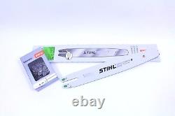 Stihl Ensemble Guide Rail 3003 000 6053 90cm 1,6 3/8 + 1 X Chaîne Semi-Burin