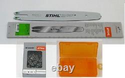Stihl Voie de Guidage Rollomatic 35cm 3/8 P 1,1mm 3005 000 3909 + Chaîne +
