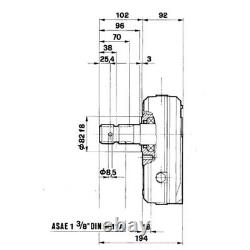 Transmission Pompe Hydraulique GBF-30-S-1-3.8 (M / Gr3) 0422 8455