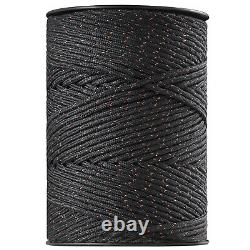 VEVOR Fil de Clôture Électrique Polyester Cuivre 305m pour Chevaux Bovins Bétail