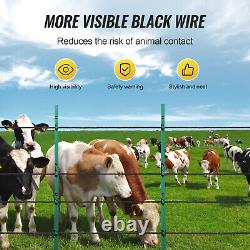 VEVOR Fil de Clôture Électrique Polyester Cuivre 305m pour Chevaux Bovins Bétail