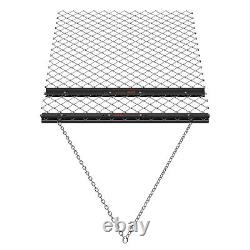 VEVOR Herse Traînée à Chaîne 1550x1235 mm pour Nivellement de Terrain Gazon VTT
