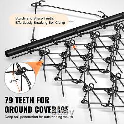 VEVOR Herse Traînée à Chaîne 2270x1210 mm pour Nivellement de Terrain Gazon VTT