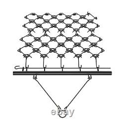 VEVOR Herse Traînée à Chaîne 2270x1210 mm pour Nivellement de Terrain Gazon VTT