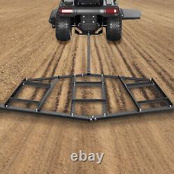 VEVOR Herse Traînée d'Allée Niveleur Gravier 2200 mm Remorque VTT UTV Tracteur