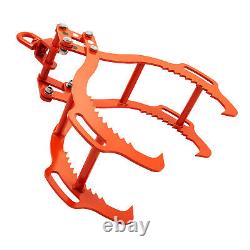VEVOR Pince Forestière Levage Troncs Bûches Acier Pivotante 710 mm 4 Griffes