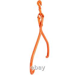 VEVOR Pince Forestière de Levage Rotative pour Troncs Bûches 812,8 mm 2 Griffes