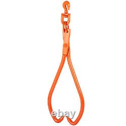 VEVOR Pince Forestière de Levage Rotative pour Troncs Bûches 812,8 mm 2 Griffes