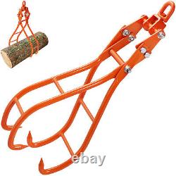 VEVOR Pince Forestière de Levage pour Troncs Bûches 711,2 mm 4 Griffes 1000 kg