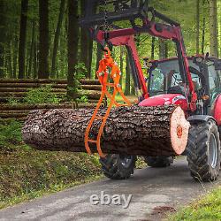 VEVOR Pince Forestière de Levage pour Troncs Bûches 711,2 mm 4 Griffes 1000 kg