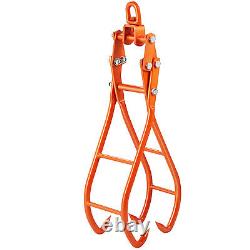 VEVOR Pince Forestière de Levage pour Troncs Bûches 711,2 mm 4 Griffes 1000 kg