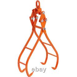 VEVOR Pince Forestière de Levage pour Troncs Bûches 711,2 mm 4 Griffes 1000 kg