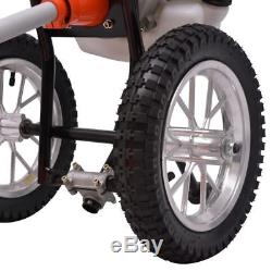 VidaXL Débroussailleuse pour jardin à 2 temps à roues 1,9 kW 52 cc 2,6 ch