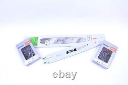 Voie de Guidage Stihl 3003 000 6813 40cm 0,325 1,6mm+2x Semi-Burin Chaînes